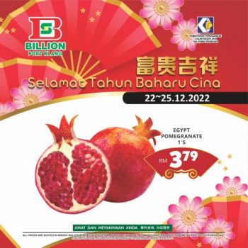 BILLION-Chinese-New-Year-Promotion-at-Port-Klang-2-350x350 - Promotions & Freebies Selangor Supermarket & Hypermarket 