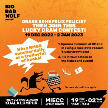 Big-Bad-Wolf-Books-Lucky-Draw-Contest-350x350 - Books & Magazines Events & Fairs Selangor Stationery 