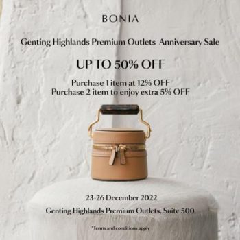 Bonia-Genting-Highlands-Premium-Outlets-Anniversary-Sale-350x350 - Bags Fashion Accessories Fashion Lifestyle & Department Store Handbags Malaysia Sales Pahang 
