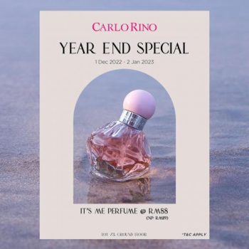 Carlo-Rino-Year-End-Sale-at-Freeport-AFamosa-350x350 - Bags Beauty & Health Fashion Accessories Fashion Lifestyle & Department Store Fragrances Malaysia Sales Melaka 