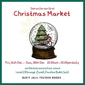 Christmas-Market-brought-to-you-by-Bukit-Jalil-Tsutaya-Books-350x350 - Books & Magazines Events & Fairs Kuala Lumpur Selangor Stationery 