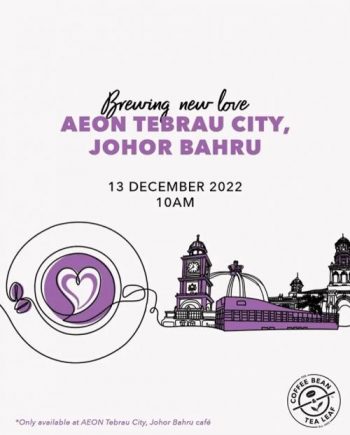 Coffee-Bean-Opening-Promotion-at-AEON-Tebrau-City-350x435 - Beverages Food , Restaurant & Pub Johor Promotions & Freebies 