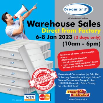 Dreamland-Warehouse-Sale-350x350 - Beddings Home & Garden & Tools Mattress Penang Warehouse Sale & Clearance in Malaysia 