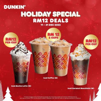 Dunkin-Holiday-Special-350x350 - Beverages Food , Restaurant & Pub Johor Kedah Kelantan Kuala Lumpur Melaka Negeri Sembilan Pahang Penang Perak Perlis Promotions & Freebies Putrajaya Sabah Sarawak Selangor Terengganu 