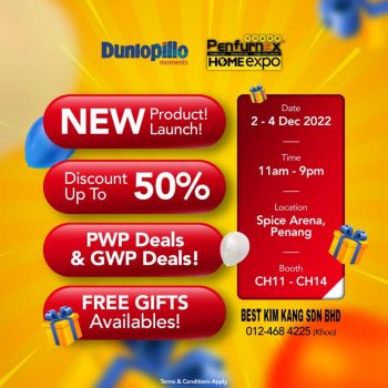 Dunlopillo-Special-Sale-at-Spice-Arena-1-350x350 - Beddings Home & Garden & Tools Malaysia Sales Mattress Penang 