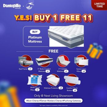 Dunlopillo-Year-End-Sale-1-350x350 - Beddings Home & Garden & Tools Kuala Lumpur Malaysia Sales Mattress Selangor 