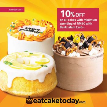 Eat-Cake-Today-Bank-Islam-Extra-10-Off-Promo-350x350 - Beverages Cake Food , Restaurant & Pub Johor Kedah Kelantan Kuala Lumpur Melaka Negeri Sembilan Online Store Pahang Penang Perak Perlis Promotions & Freebies Putrajaya Sabah Sarawak Selangor Terengganu 