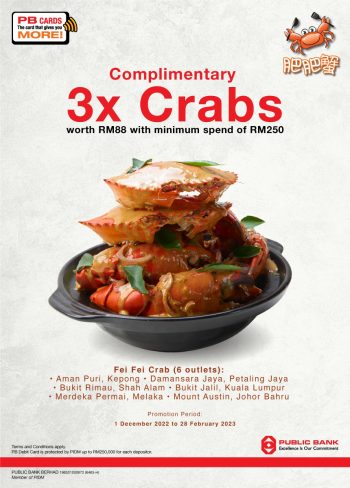 Fei-Fei-Crab-Special-Deal-with-Public-Bank-350x488 - Beverages Food , Restaurant & Pub Johor Kuala Lumpur Promotions & Freebies Selangor 