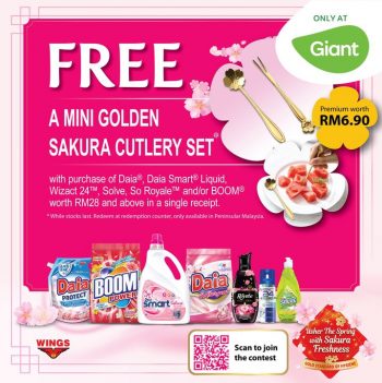 Giant-Supermarket-Free-Set-of-Golden-Sakura-Cutlery-Set-350x351 - Johor Kedah Kelantan Kuala Lumpur Melaka Nationwide Negeri Sembilan Pahang Penang Perak Perlis Promotions & Freebies Putrajaya Sabah Sarawak Selangor Supermarket & Hypermarket Terengganu 