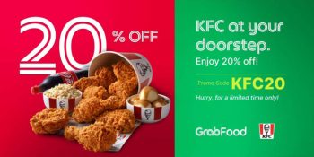 Grab-KFC-20-Off-Promo-350x175 - Beverages Food , Restaurant & Pub Johor Kedah Kelantan Kuala Lumpur Melaka Negeri Sembilan Online Store Pahang Penang Perak Perlis Promotions & Freebies Putrajaya Sabah Sarawak Selangor Terengganu 