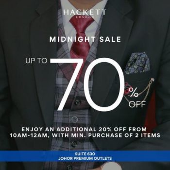Hackett-London-Midnight-Sale-at-Johor-Premium-Outlets-350x350 - Apparels Fashion Accessories Fashion Lifestyle & Department Store Johor Malaysia Sales 