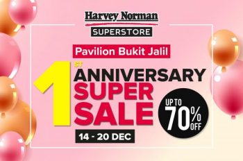 Harvey-Norman-1st-Anniversary-Super-Sale-at-Pavilion-Bukit-Jalil-350x232 - Electronics & Computers Furniture Home & Garden & Tools Home Appliances Home Decor IT Gadgets Accessories Kitchen Appliances Kuala Lumpur Malaysia Sales Selangor 