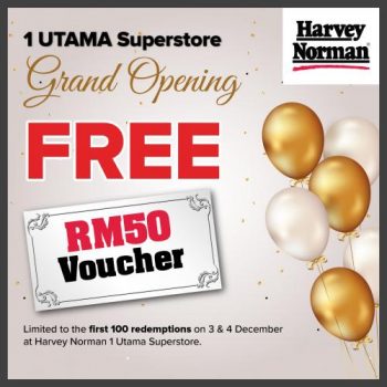 Harvey-Norman-Grand-Opening-Promo-at-1-Utama-Superstore-350x350 - Electronics & Computers Home Appliances IT Gadgets Accessories Kitchen Appliances Promotions & Freebies Selangor 