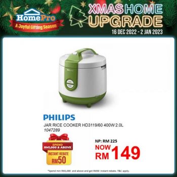 HomePro-Christmas-Home-Upgrade-Deal-14-350x350 - Electronics & Computers Home Appliances IT Gadgets Accessories Johor Kedah Kelantan Kitchen Appliances Kuala Lumpur Melaka Negeri Sembilan Pahang Penang Perak Perlis Promotions & Freebies Putrajaya Sabah Sarawak Selangor Terengganu 