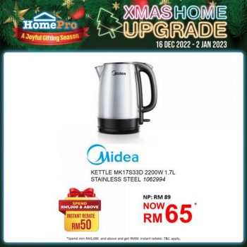 HomePro-Christmas-Home-Upgrade-Deal-16-350x350 - Electronics & Computers Home Appliances IT Gadgets Accessories Johor Kedah Kelantan Kitchen Appliances Kuala Lumpur Melaka Negeri Sembilan Pahang Penang Perak Perlis Promotions & Freebies Putrajaya Sabah Sarawak Selangor Terengganu 