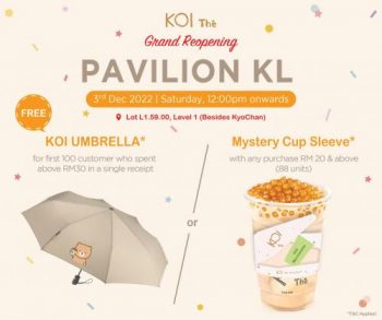 KOI-The-Grand-Reopening-Promotion-at-Pavilion-KL-350x293 - Beverages Food , Restaurant & Pub Kuala Lumpur Promotions & Freebies Selangor 
