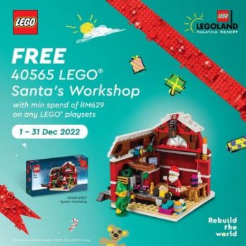 LEGOLAND-LEGO-Playset-FREE-Santas-Workshop-Promotion-350x350 - Baby & Kids & Toys Johor Promotions & Freebies Toys 