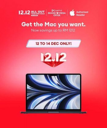 Lazada-Apple-MacBook-12.12-Sale-350x420 - Electronics & Computers IT Gadgets Accessories Johor Kedah Kelantan Kuala Lumpur Laptop Malaysia Sales Melaka Negeri Sembilan Pahang Penang Perak Perlis Putrajaya Sabah Sarawak Selangor Terengganu 