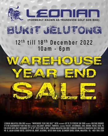 Leonian-Warehouse-Year-End-Sale-350x442 - Golf Selangor Sports,Leisure & Travel Warehouse Sale & Clearance in Malaysia 