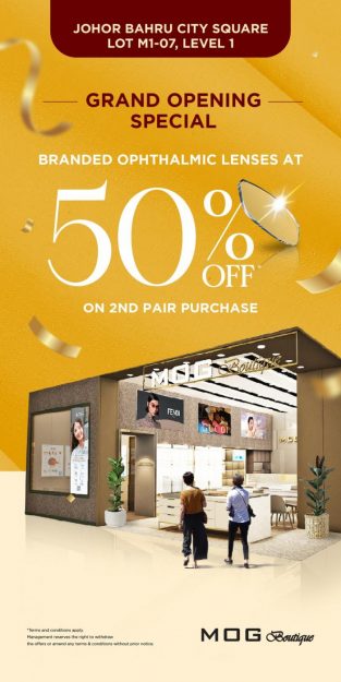 MOG-Eyewear-Opening-Promotion-at-Johor-Bahru-City-Square-313x625 - Eyewear Fashion Lifestyle & Department Store Johor Promotions & Freebies 