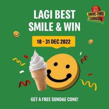 McDonalds-Lagi-Best-Smile-Win-FREE-Sundae-Cone-Promotion-350x350 - Beverages Food , Restaurant & Pub Johor Kedah Kelantan Kuala Lumpur Melaka Negeri Sembilan Pahang Penang Perak Perlis Promotions & Freebies Putrajaya Sabah Sarawak Selangor Terengganu 