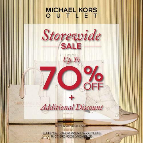 1-31 Dec 2022: Michael Kors Special Sale at Johor Premium Outlets -  