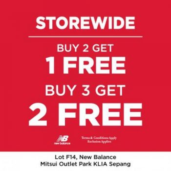 New-Balance-Year-End-Sale-at-Mitsui-Outlet-Park-350x350 - Apparels Fashion Accessories Fashion Lifestyle & Department Store Malaysia Sales Selangor 