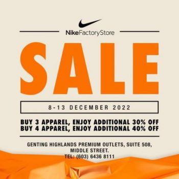 Nike-Special-Sale-at-Genting-Highlands-Premium-Outlets-350x350 - Apparels Fashion Accessories Fashion Lifestyle & Department Store Footwear Malaysia Sales Pahang Sportswear 