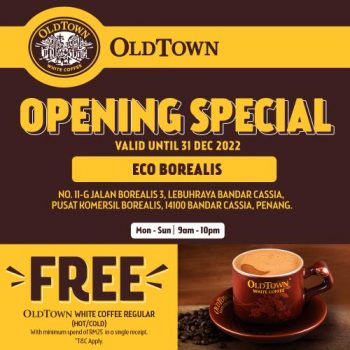 Oldtown-Opening-Promotion-at-Eco-Borealis-1-350x350 - Beverages Food , Restaurant & Pub Penang Promotions & Freebies 