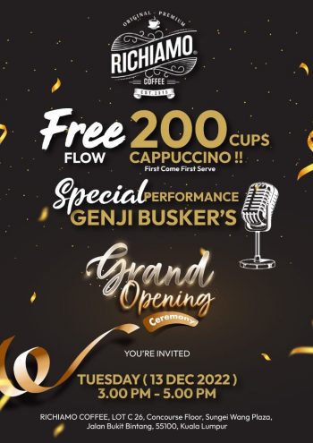 Richiamo-Grand-Opening-Ceremony-at-JUMPA-at-Sungei-Wang-350x495 - Beverages Events & Fairs Food , Restaurant & Pub Kuala Lumpur Selangor 