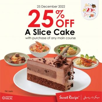 Secret-Recipe-25-OFF-Slice-Cake-Promotion-350x349 - Beverages Food , Restaurant & Pub Johor Kedah Kelantan Kuala Lumpur Melaka Negeri Sembilan Online Store Pahang Penang Perak Perlis Promotions & Freebies Putrajaya Sabah Sarawak Selangor Terengganu 