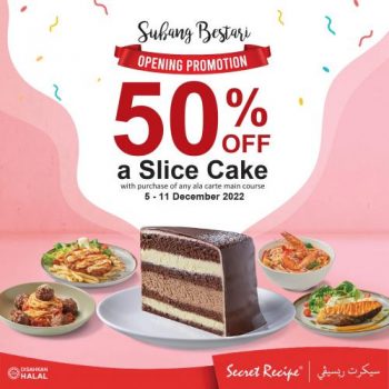Secret-Recipe-Opening-Promotion-at-Subang-Bestari-1-350x350 - Beverages Cake Food , Restaurant & Pub Promotions & Freebies Selangor 