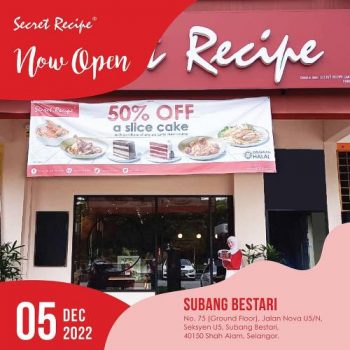 Secret-Recipe-Opening-Promotion-at-Subang-Bestari-2-350x350 - Johor Kedah Kelantan Kuala Lumpur Melaka Negeri Sembilan Pahang Penang Perak Perlis Promotions & Freebies Putrajaya Sabah Sarawak Selangor Supermarket & Hypermarket Terengganu 