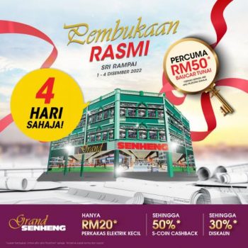 Senheng-Opening-Promotion-at-Sri-Rampai-350x350 - Electronics & Computers Home Appliances IT Gadgets Accessories Kitchen Appliances Kuala Lumpur Promotions & Freebies Selangor 