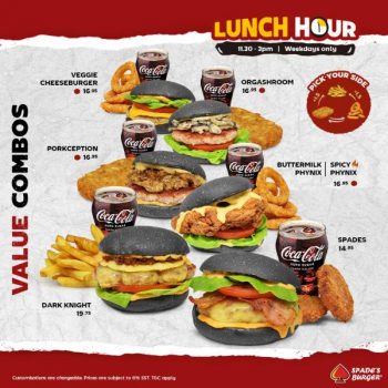 Spades-Burger-Lunch-Hour-Promotion-2-350x350 - Beverages Burger Food , Restaurant & Pub Johor Kedah Kelantan Kuala Lumpur Melaka Negeri Sembilan Pahang Penang Perak Perlis Promotions & Freebies Putrajaya Sabah Sarawak Selangor Terengganu 