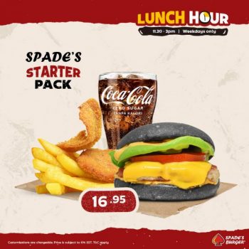 Spades-Burger-Lunch-Hour-Promotion-3-350x350 - Beverages Burger Food , Restaurant & Pub Johor Kedah Kelantan Kuala Lumpur Melaka Negeri Sembilan Pahang Penang Perak Perlis Promotions & Freebies Putrajaya Sabah Sarawak Selangor Terengganu 