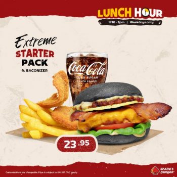 Spades-Burger-Lunch-Hour-Promotion-4-350x350 - Beverages Burger Food , Restaurant & Pub Johor Kedah Kelantan Kuala Lumpur Melaka Negeri Sembilan Pahang Penang Perak Perlis Promotions & Freebies Putrajaya Sabah Sarawak Selangor Terengganu 