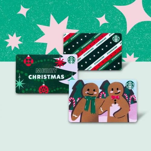 7 Dec 2022 Onward Starbucks Christmas Holiday Gift Cards Promo