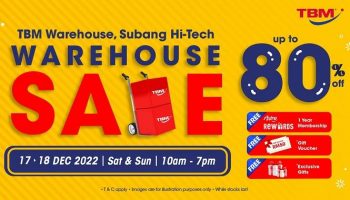 TBM-Warehouse-Sale-350x200 - Electronics & Computers Home Appliances IT Gadgets Accessories Kitchen Appliances Selangor Warehouse Sale & Clearance in Malaysia 