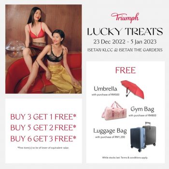 Triumph-Lucky-Treat-at-Isetan-350x350 - Fashion Accessories Fashion Lifestyle & Department Store Kuala Lumpur Lingerie Promotions & Freebies Selangor Underwear 