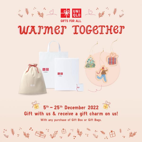 5-25 Dec 2022: Uniqlo Free Holiday Gift Charm Promotion