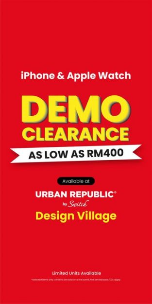 Urban-Republic-Demo-Clearance-Sale-at-Design-Village-313x625 - Electronics & Computers IT Gadgets Accessories Laptop Mobile Phone Penang Tablets Warehouse Sale & Clearance in Malaysia 