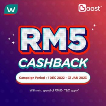 Watsons-Boost-RM5-Cashback-Promotion-350x350 - Beauty & Health Cosmetics eWallet & Digital Currency Health Supplements Johor Kedah Kelantan Kuala Lumpur Melaka Negeri Sembilan Online Store Pahang Penang Perak Perlis Personal Care Promotions & Freebies Putrajaya Sabah Sarawak Selangor Terengganu 