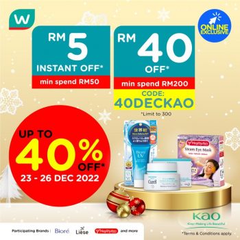 Watsons-KAO-Promo-Codes-350x350 - Beauty & Health Cosmetics Health Supplements Johor Kedah Kelantan Kuala Lumpur Melaka Negeri Sembilan Online Store Pahang Penang Perak Perlis Personal Care Promotions & Freebies Putrajaya Sabah Sarawak Selangor Skincare Terengganu 