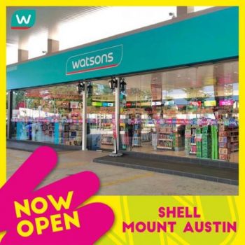 Watsons-Opening-Promotion-at-Shell-Mount-Austin-350x350 - Beauty & Health Cosmetics Health Supplements Johor Personal Care Promotions & Freebies Skincare 