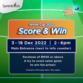 World-Cup-2022-Score-Win-Contest-at-Summit-USJ-350x350 - Events & Fairs Others Selangor 