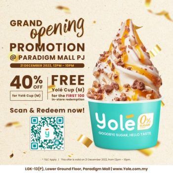Yole-Opening-Promotion-at-Paradigm-Mall-PJ-350x350 - Beverages Food , Restaurant & Pub Ice Cream Promotions & Freebies Selangor 