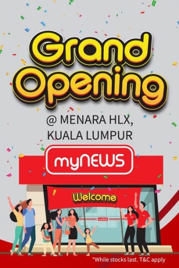 myNEWS-Grand-Opening-Deal-at-Menara-HLX-350x525 - Kuala Lumpur Promotions & Freebies Selangor Supermarket & Hypermarket 
