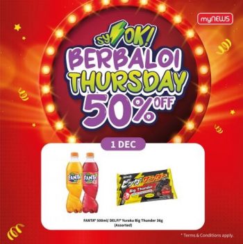 myNEWS-Syiok-Berbaloi-Thursday-50-OFF-Promotion-350x352 - Promotions & Freebies Supermarket & Hypermarket 