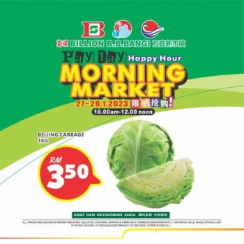 BILLION-Bandar-Baru-Bangi-Pay-Day-Morning-Market-Promotion-11-350x350 - Promotions & Freebies Selangor Supermarket & Hypermarket 